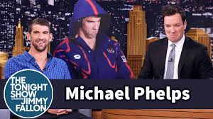 Michael Phelps Gets A Life Size Cutout Of His Angry Olympic Face Youtube
