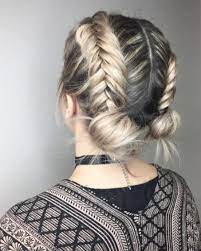 15 Ways To Rock The Double Bun Hairstyle Society19 Hair Styles Easy Hairstyles Short Hair Updo