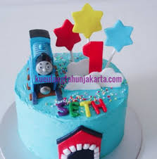 Sukses, partai, biru, icing, mawar, memotong, ulang tahun, kue. Thomas And Friends Archives Toko Kue Ulang Tahun Jakarta
