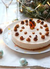 Cheesecake A La Creme De Marrons Aux Delices Du Palais Recette Dessert Dessert Noel Facile Creme De Marron