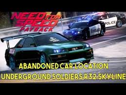 Check Out Weekly Car Location Series Nfs Payback Abandoned Car Location Underground Soldiers R32 Skyline Needforspee R32 Skyline Abandoned Cars Need For Speed
