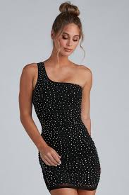 Rhinestone Dresses Embellished Studded Rhinestone Dresses Windsor
