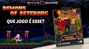Demons of asteborg is a new original title for the sega mega drive / genesis which will be released both as a physical cartridge for this console and as a downloadable rom for emulators and flash cards. Que Jogo E Esse Ep 12 Demons Of Asteborg Mega Drive Youtube