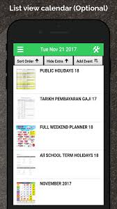 Even if none of your resolutions work out, you could atleast pride yourself with being prepared for taking on the weekends. Malaysia Kalendar Hijrah 2021 For Android Apk Download