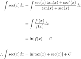 The Integral Of Sec X Part 1 Steemit