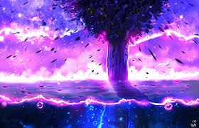 Violet Light By Ryky On Deviantart Art Wallpaper Amazing Art Landscape Art