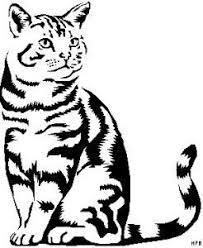 das gestreifte katze 2 ausmalbild aus der kategorie tiere bringt viel spass drucken sie die window col malvorlagen tiere ausmalbilder katzen katzen silhouette