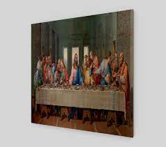 The Last Supper By Leonardo Da Vinci Fine Art Reproductions In 2021 Canvas Art Prints Buy Canvas Prints Art Pricing