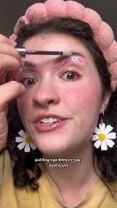 Bold Glitter Brow Makeup Tutorial