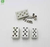 Ivory 3 Way 8 Hole Wire Connector Steatite Ceramic Terminal ...