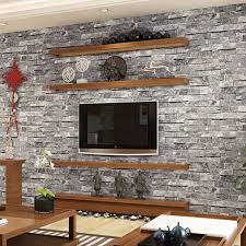 3d Pvc Brick Stone Wall Paper Chinese Rustic Vintage Exfoliator Embossed Washable Wall Brick Wallpaper Living Room Brick Wall Wallpaper Brick Wallpaper Bedroom