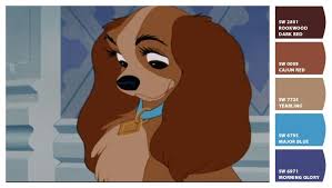 Check Out These Colors I Just Chipped Classic Disney Characters Lady And The Tramp Disney Dogs