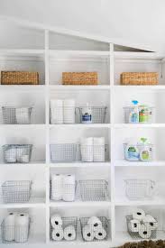 This laundry basket shelf holds 6 basic laundry baskets. 17 Clever Laundry Room Ideas How To Organize A Laundry Room