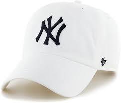 47 Brand Mlb Ny Yankees Clean Up Cap White White Baseball Cap Yankees Baseball Cap Ny Cap