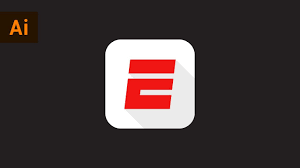 Espn was originally created on july 14, 1978. How To Make The Espn App Logo Illustrator Tutorial Youtube