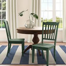 Huling Solid Wood Dining Chair Reviews Joss Main Solid Wood Dining Chairs Dining Chairs Dark Sea Green