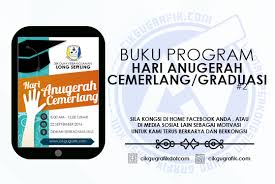 Buku program majlis sambutan hari raya. Buku Program Hari Anugerah Cemerlang Graduasi 2016 V2 Koleksi Grafik Untuk Guru
