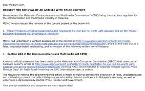 The legislature has enacted communications and multimedia act of 1998 (cma) to give power to the authorities to monitor and control activities in the social media. Content Moderation Case Study Dealing With Demands From Foreign Governments January 2016 Techdirt