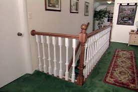 Screenrail post and frame rails. How To Install A Wood Stair Railing From A Kit Ron Hazelton