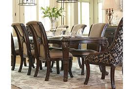 The rich finish and stylish contemporary design of the hayley dining room collection transforms your dining area with an atmosphere of exciting details that command a presence within any decor. Ashley Furniture Dining Room Sets Wild Country Fine Arts