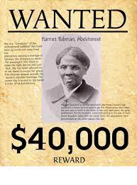 Born into slavery, tubman escaped and subsequently made some 13 missions to rescue approximately 70 enslaved people. Harriet Tubman Wanted Poster Harriet Tubman Wanted Poster Publish With Glogster African American History Harriet Tubman Black History