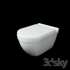 3d Models Toilet Bidet Duravit Toilet 222509 Bidet Toilet Duravit