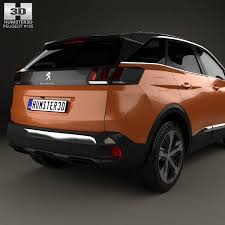 3d Model Of Peugeot 3008 2016 Peugeot 3008 Peugeot Automotive Artwork