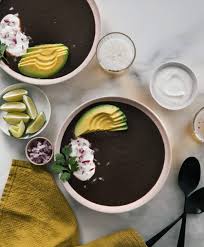 Black Bean Soup From Dried Beans Cuban Black Bean Soup Recipe Cuban Black Beans Black Bean Soup Bean Soup