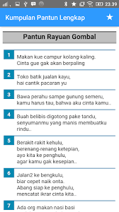 Check spelling or type a new query. Pantun Lengkap Terbaik Aplikasi Di Google Play