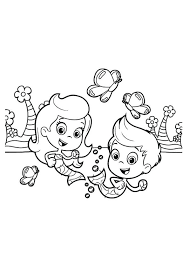 Amongst several benefits, it will teach your little guppie to focus, develop motor skills, and recognize colors. Coloring Pages Bubble Guppies Coloring Page