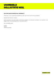Een Mail Bij Je Sollicitatie Inclusief Voorbeeld Jobbird