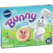 Dec 15, 2015 06:48 pm 2. Pillsbury Ready To Bake Bunny Shape Sugar Cookie Dough 20 Count Pillsbury Com