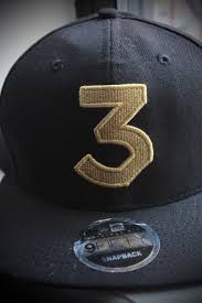 Chance The Rapper 3 New Era Cap Embroidered Snapback Hat Rare Black And Gold Fashion Clothing Shoes Accessories Mensacces Snapback Hats Hats New Era Cap
