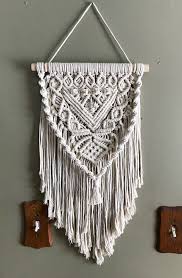 Macrame wall hangings are a great way to add a boho touch to your decor. Macrame Wall Hanging Macrame Tapestry Macrame Wall Decor Boho Etsy Macrame Wall Hanging Macrame Wall Hanging Diy Macrame Wall Art