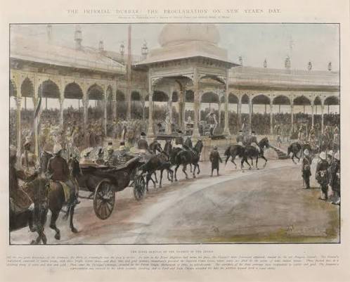 MULTIPLE ARTISTS - Set of four Prints on Delhi Durbar @ | StoryLTD