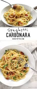 Easy Creamy Spaghetti Carbonara Budget Bytes Recipe Spaghetti Recipes Easy Chicken Pasta Recipes Easy Spaghetti Carbonara
