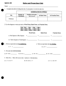 Ratio and proportion questions and answers ratio and proportion problems and solutions pdf download. Mfm 1pi Ratios And Proportions Worksheet With Answers Printable Pdf Download