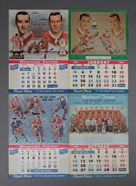 Télécharger gratuitement le calendrier 2021 à imprimer pour québec canada, en format pdf et image, calendrier 2021 québec vierge. Lot Detail Montreal Canadiens Memorabilia Collection Including 1956 57 Calendar 1950s 1960s Molson Team Pictures 7 1950s Almanach Du Peuple With Habs Covers And 1940s 1960s Hockey Calendar Pages 25