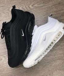 All Black Air Max 97 Mens Black Or White Airmax Black Nike Shoes Nike Air Shoes Black Nikes