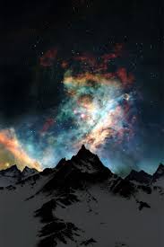 Nebulae Over Snowy Mountain Iphone 5 Wallpaper Hd Free Download Iphonewalls Most popular mountains wallpapers, images and photos downloads. nebulae over snowy mountain iphone 5