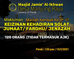 Pejabat perkeso sri manjung no 125 & 126 jalan. Media Masjid Jamek Al Ikhwan Desa Manjung Raya Venice Of Perak Lumut Machapisho Facebook