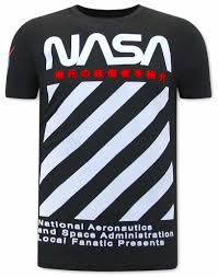 Usa space agency vintage colors v03. Nasa T Shirt Herren Schwarz Neu Styleitaly De