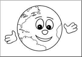 Nature And The Environment Earth Day Coloring Pages Globe Clipart Free Clip Art