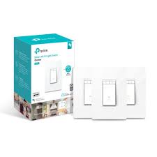 Tp Link Hs220p3 Kasa Smart Wifi Light Switch 3 Pack Dimmer By Tp Link Dim Lighting From Anywhere Easy In Wall Inst Smart Wifi Tp Link Smart Dimmer Switch