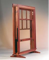 Custom Double Hung Window In Mahogany True Divided Lights Weight And Pulley Counterbalance Bronze Weatherst Wooden Window Frames Wood Windows Wooden Windows