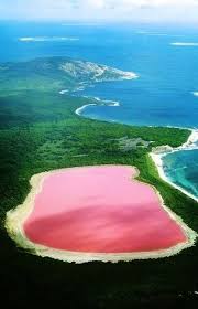 Lake Hillier Middle Island Recherche Archipelago Western Australia Australia Australien Landschaft Schone Orte Rosa See