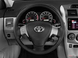 The corolla interior's greater faults are aesthetic ones. 2013 Toyota Corolla Pictures Steering Wheel U S News World Report