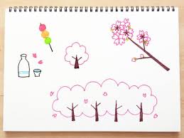 桜のイラストの描き方 かわいい図面 卒業 イラスト ボールペン イラスト