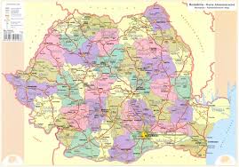 Harta romaniei pe regiuni judete si orase va prezentam harta administrativa a romaniei pe regiuni judete si orase. Plansa Harta Romania A3 Fata Verso