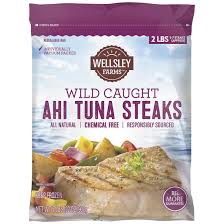 Rawhide, jerky, and training treats. Wellsley Farms Wild Caught Ahi Tuna Steaks 2 Lbs Bjs Wholesale Club